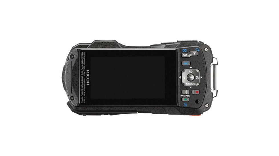 Ricoh WG-30W Digital Camera-16MP 1/2.3 Backlit CMOS Sensor, Ebony Black 4593