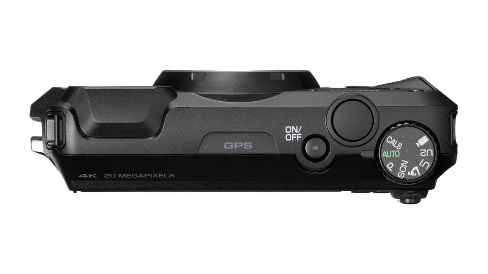 Ricoh WG-6 Digital Camera, 5X Optical Zoom, Black, 3843