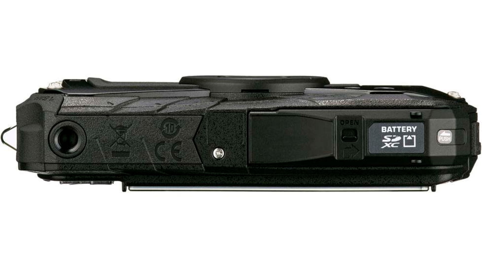 Ricoh WG-80 Digital Camera, Black, Black, 03123