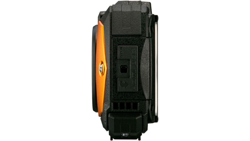 Ricoh WG-80 Digital Camera, Orange, Orange, 03128