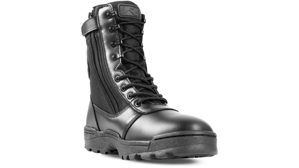 Ridge Outdoors 4105CTZ Dura-Max Zipper Composite Toe Boot, Black, 6W 4105CTZ6.0W