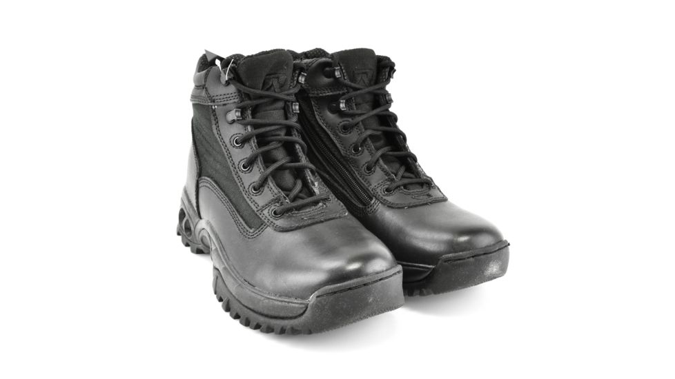 Ridge Outdoors 8003 Mid Side Zip Boot, Black, 7W 8003-7.0W