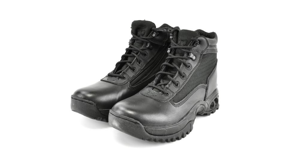 Ridge Outdoors 8003 Mid Side Zip Boot, Black, 7W 8003-7.0W