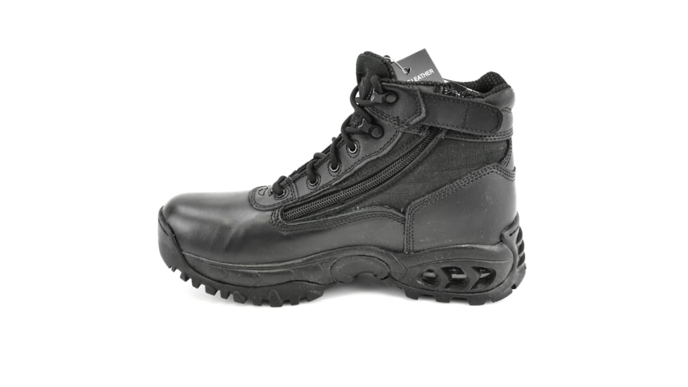 Ridge Outdoors 8003 Mid Side Zip Boot, Black, 7W 8003-7.0W