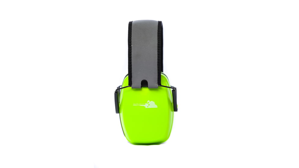 Rifleman Hi Viz Green with Reflective Headband Ear Muffs, NRR 28, RFHVGBX