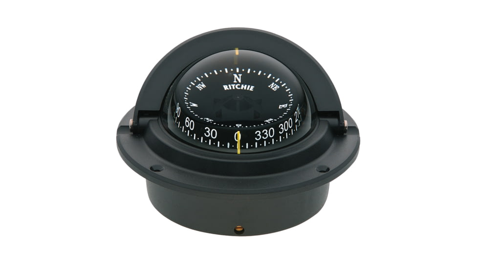 Ritchie F-83 Voyager Compass - Flush Mount - Black 10369