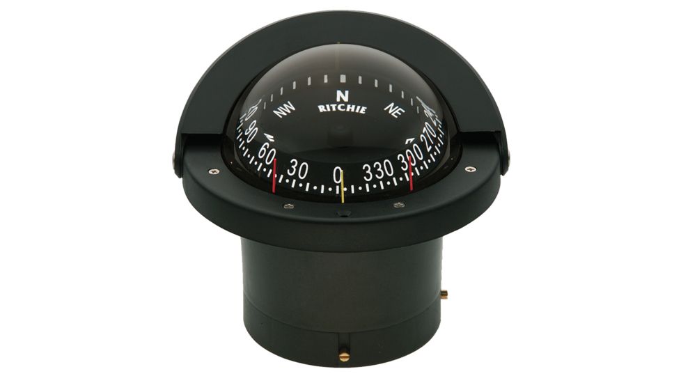 Ritchie FN-203 Navigator Compass - Flush Mount - Black 13993