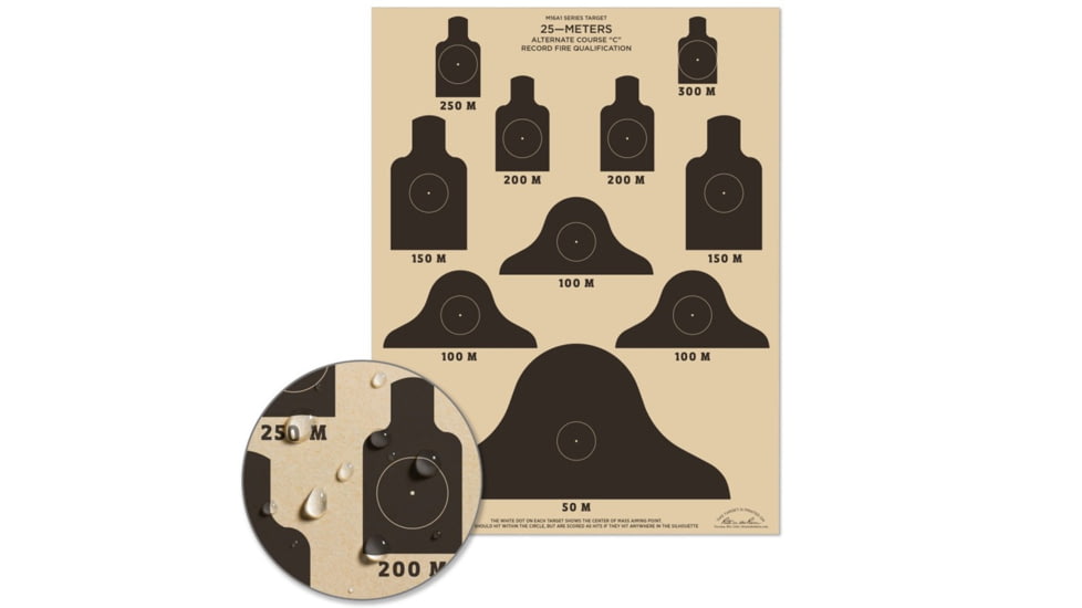 25 METER SILHOUETTE SLOW FIRE - 17 X 22 - 100