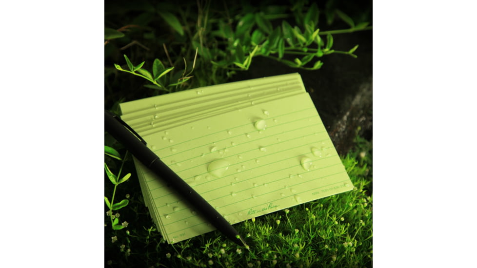 Rite in the Rain 3X5 INDEX CARDS - GREEN, Green, 3 x 5 991
