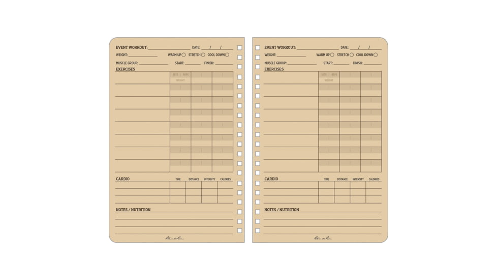 Rite in the Rain ACFT Physical Fitness Journal