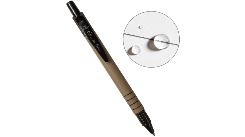 Rite in the Rain All-weather Pen, Plastic w/Clip-Black Ink, FDE, FDE93