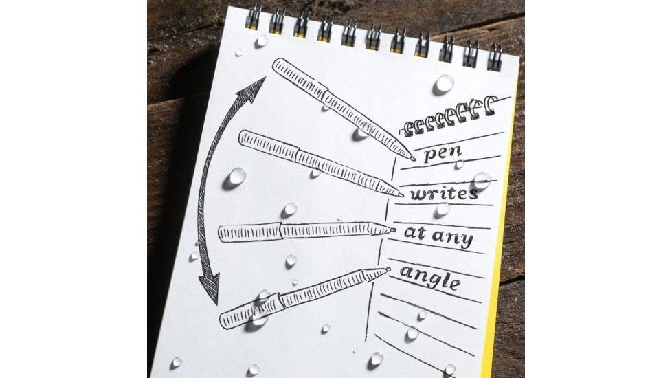 Rite in the Rain All-weather Pen - Orange, Plastic W/ Clip-black Ink - OR93