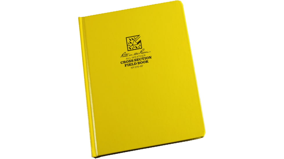 Rite in the Rain Bound Book - Fabrikoid Cover - Universal - Yellow, Yellow, 8 1/2 x 11 370F-MX