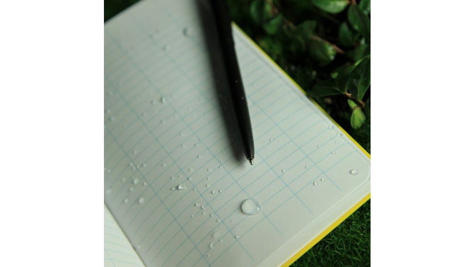 Rite in the Rain Bound Book,Poly Cover,4 3/4x7 1/2in,Level,Yellow 310