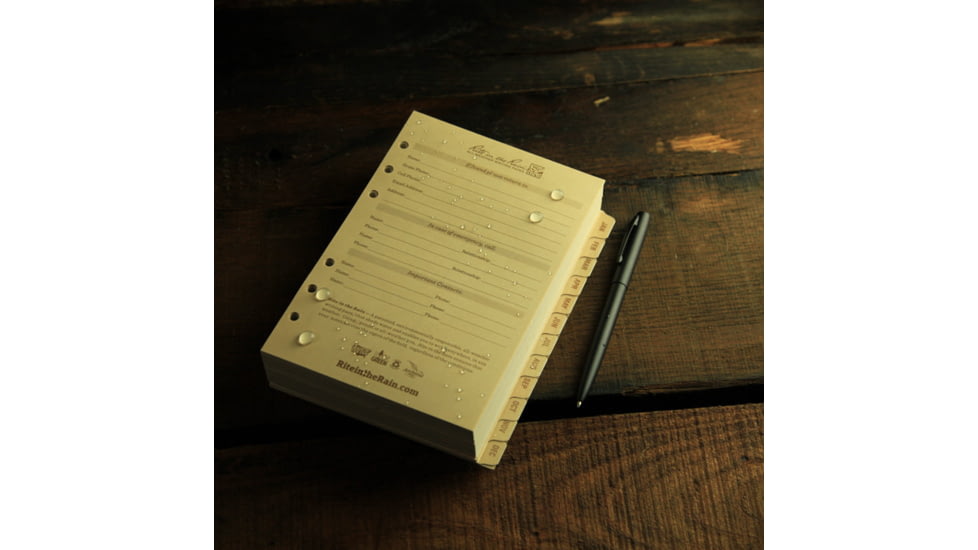 Rite in the Rain CALENDAR PACK - DAILY, Tan, 4/5/8 x 7 9260D