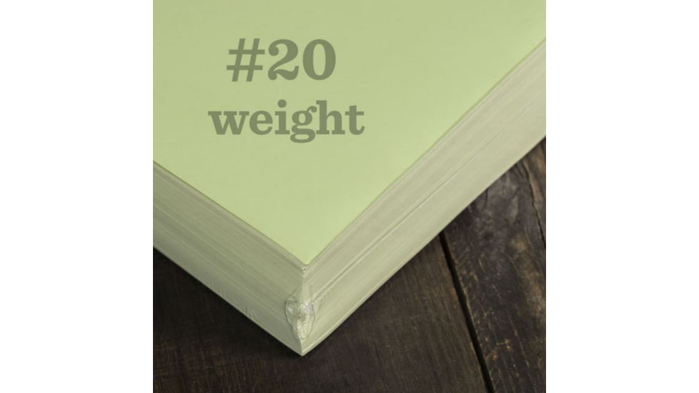 Rite in the Rain Copier Paper,11x17in,20 Bond,Green,500 Sheets 201117G