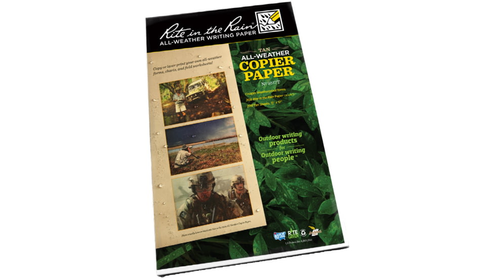 Rite in the Rain COPIER PAPER - TAN - 11 X 17 - 200 SH, Tan, 11 x 17 9517T