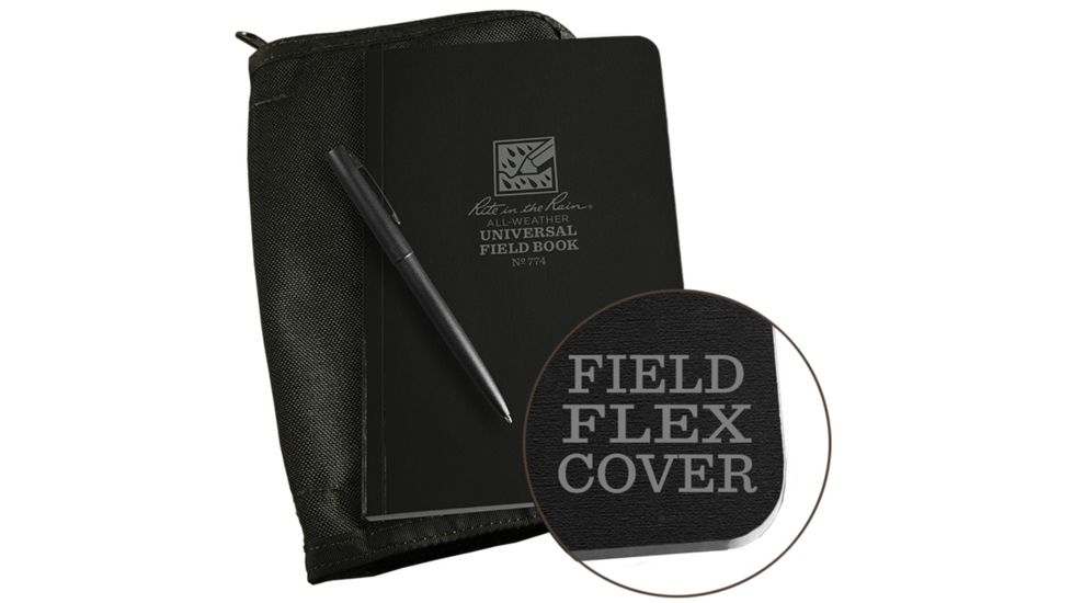 Rite in the Rain Field Flex - Black Kit, Black, 4 5/8 x 7 774-KIT