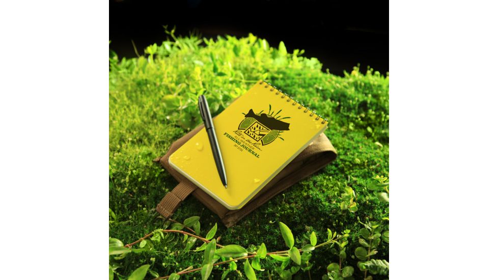 Rite in the Rain FISHING JOURNAL KIT, Yellow, 4 x 6 1731-KIT