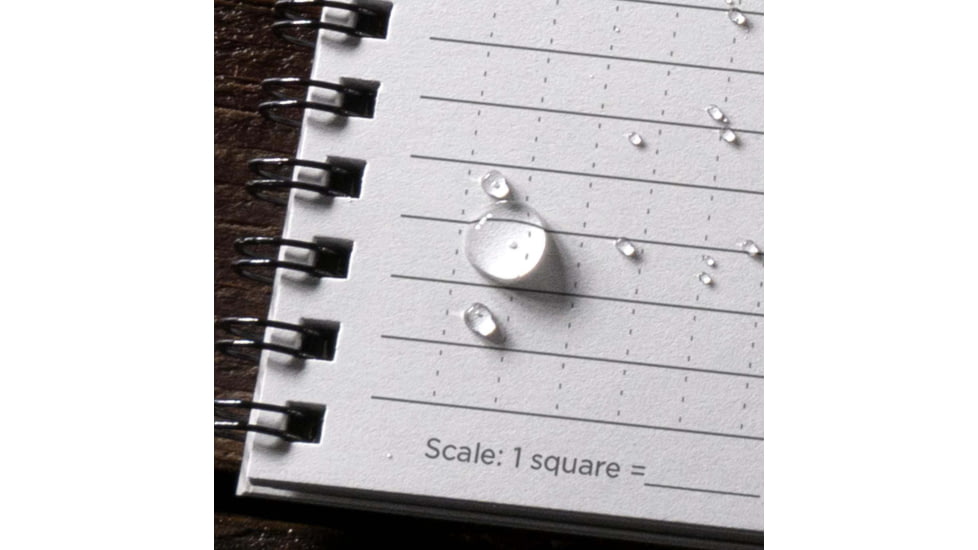 Rite in the Rain Large Side Spiral Notebook - Universal Pattern, Orange - OR73-LG