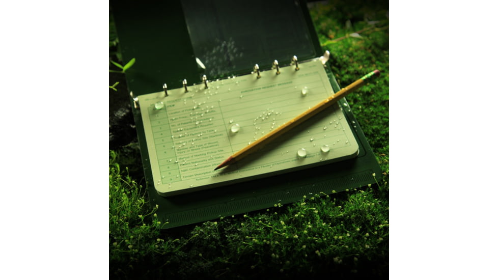 Rite in the Rain LOOSE LEAF - GREEN - 9 LINE MEDEVAC, Green, 4 5/8 x 7 952