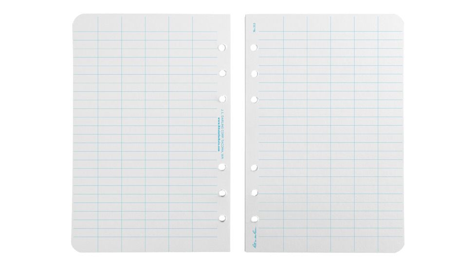 Rite in the Rain LOOSE LEAF - LEVEL, White, 4 5/8 x 7 312