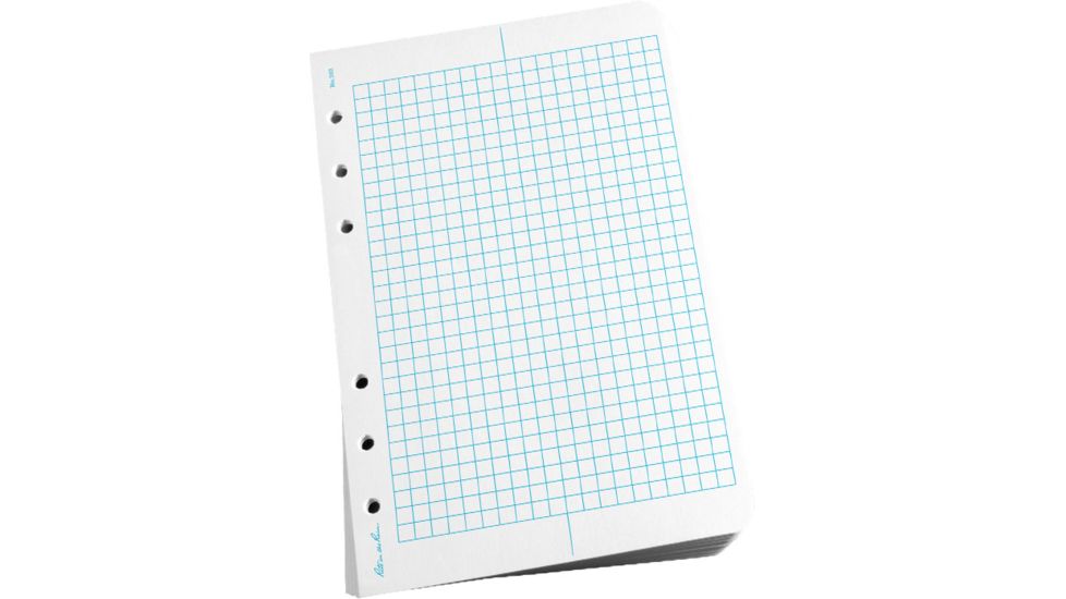 Rite in the Rain LOOSE LEAF - METRIC GRID, White, 4 5/8 x 7 382