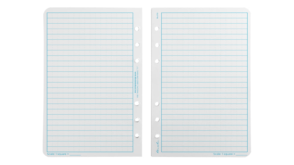 Rite in the Rain LOOSE LEAF - UNIVERSAL, White, 4 5/8 x 7 372
