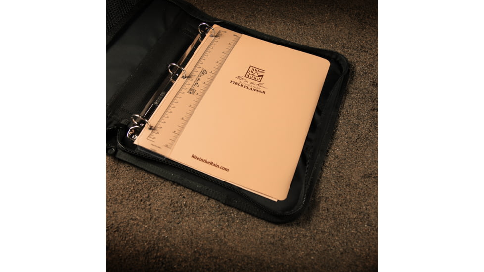 Rite in the Rain MAXI FIELD PLANNER STARTER KIT - BLACK, Black, 8 1/2 x 11 9250B-MX