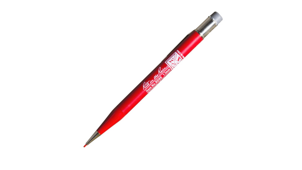 Rite in the Rain Mechanical Pencil,5.75in,Red,1.1mm Red Lead w/7 Leads and 2 Extra Erasers RD99