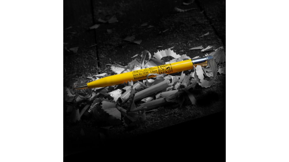 Rite in the Rain Mechanical Pencil,5.75in,Yellow,1.1mm Black Lead w/7 Leads and 2 Extra Erasers YE99