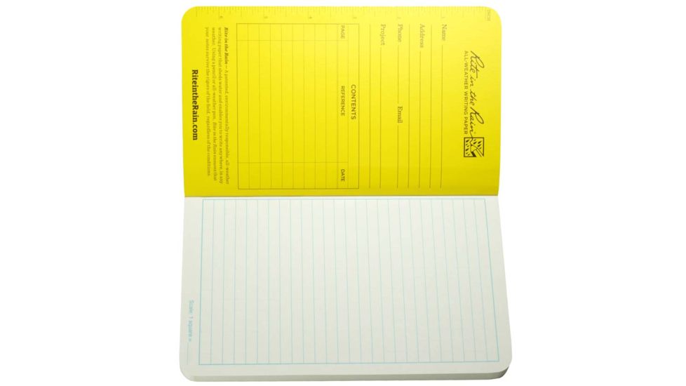 Rite in the Rain FIELD FLEX BOUMD - OPMOD / Cornell University, Yellow, 4 5/8 x 7 1/4 R-307