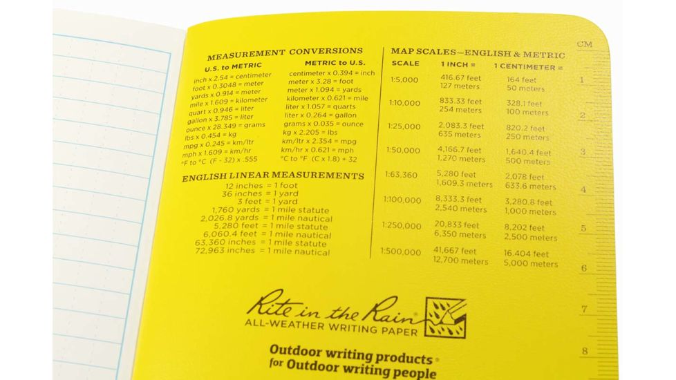 Rite in the Rain FIELD FLEX BOUMD - OPMOD / Cornell University, Yellow, 4 5/8 x 7 1/4 R-307