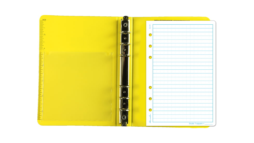 Rite in the Rain RING BINDER - 1/2" - YELLOW, Yellow, 5 5/8 x 7 1/2 200