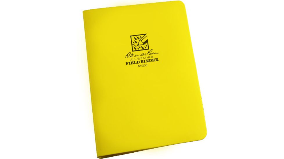 Rite in the Rain RING BINDER - 1/2" - YELLOW, Yellow, 5 5/8 x 7 1/2 200