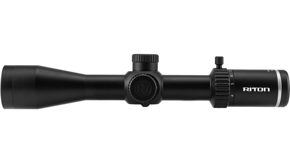 Riton Optics 3 Primal 4-16x 44mm Riflescope, 30mm Tube, Second Focal Plane, DHR Reticle, Black, 3P416AS
