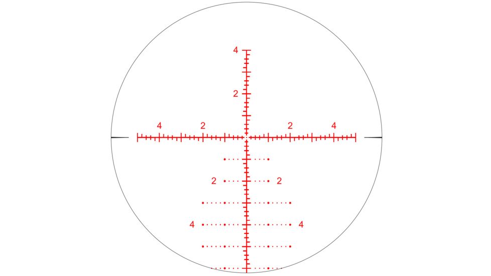 Riton Optics X3 Conquer Rifle Scope, 6-24x50mm, 30mm Tube, First Focal Plane, MPSR Reticle, Anodized, Black, Red, 3C624AFI