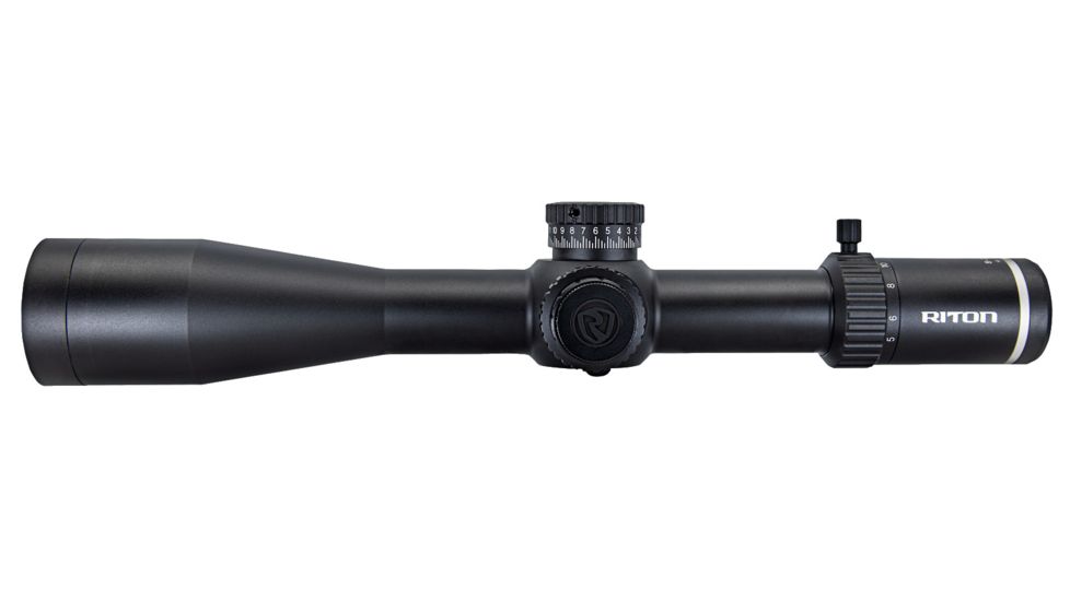 Riton Optics X5 Conquer Rifle Scope, 5-25x50mm, 34mm Tube, First Focal Plane, BAF Reticle, MOA Adjustment, Anodized, Black, Red, 5C525AFI