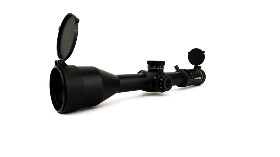 Riton Optics X7 Conquer Rifle Scope, 4-32x56mm, 34mm Tube, First Focal Plane, PSR Reticle, Anodized, Black, Red, 7C432LFI