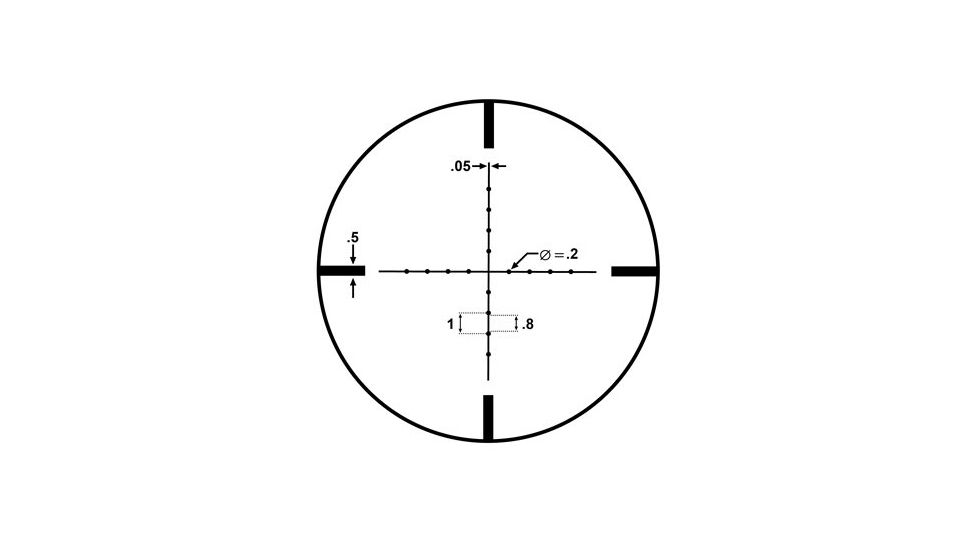 Riton RT-S Mod 7 5-25x56 Rifle Scopes, MOA, w/Riton Illuminated Mil Dot Reticle, First Focal Plane, Black, 19962523069