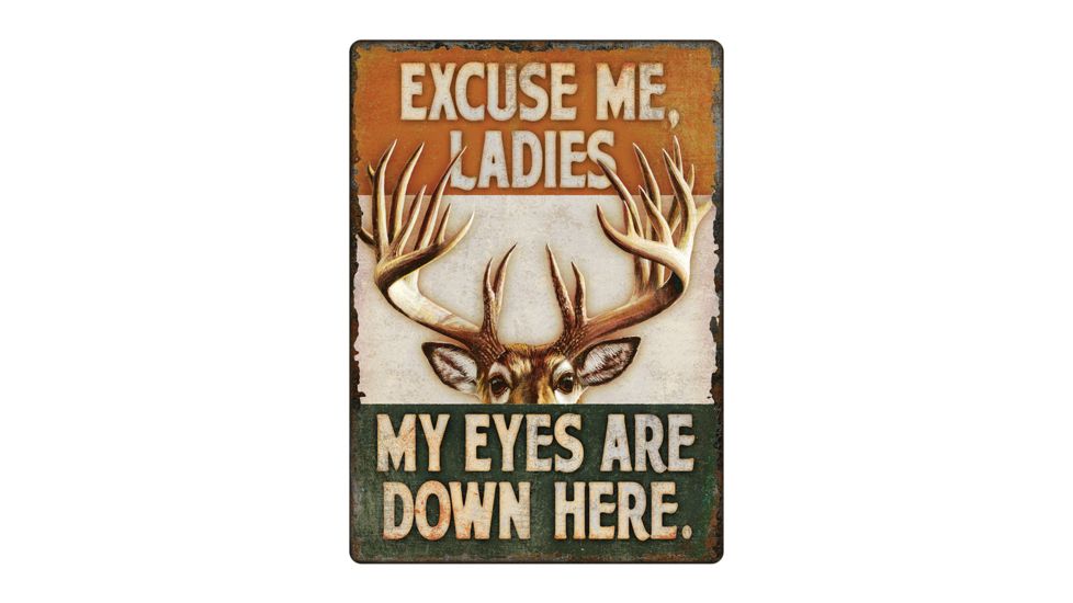 River's Edge Eyes Down Here Sign 1449