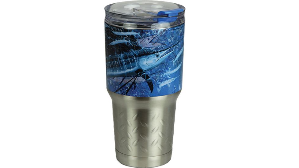 River's Edge Guy Harvey Stainless Steel Tumbler-Sailfish, 24oz. 2160910
