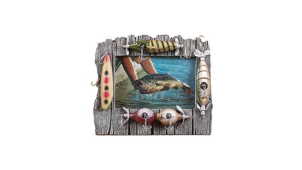 River's Edge Lure Picture Frame Resin, 4&quot; x 6&quot; 464