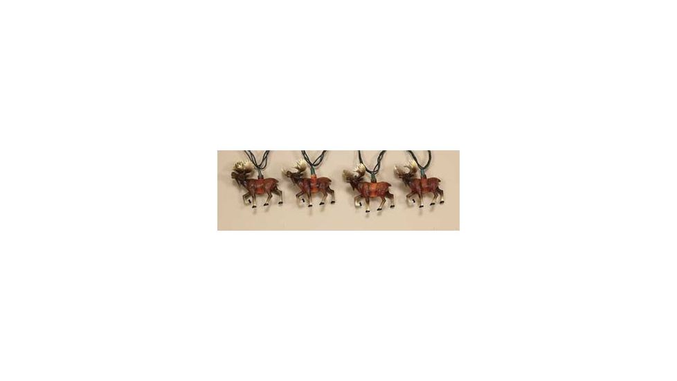 River's Edge Moose Light Set, 10 Pieces 421