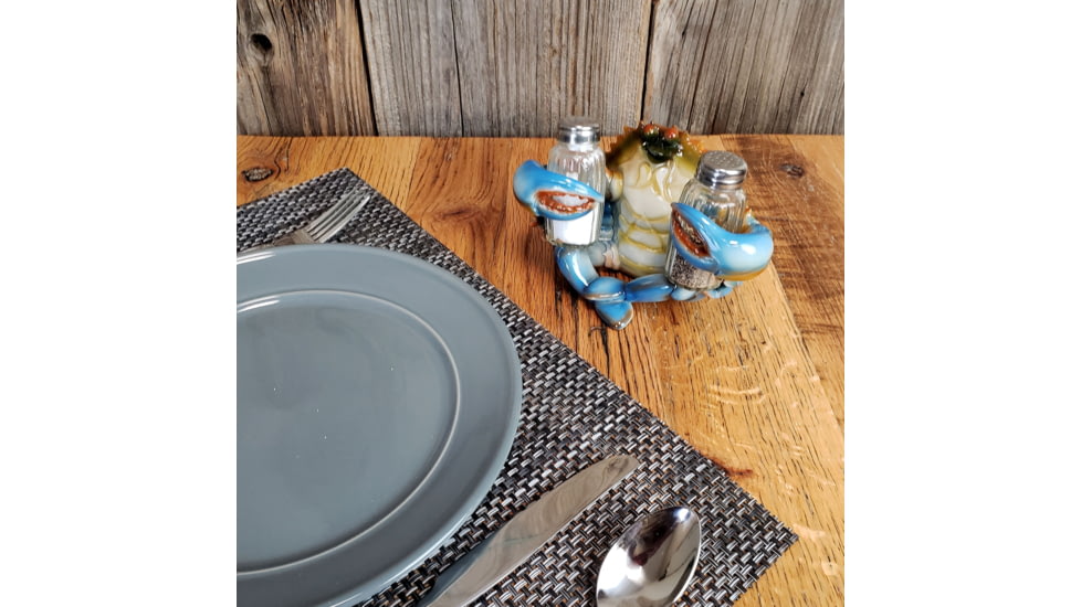 Rivers Edge Salt and Pepper Shakers, Blue Crab, BBBSP