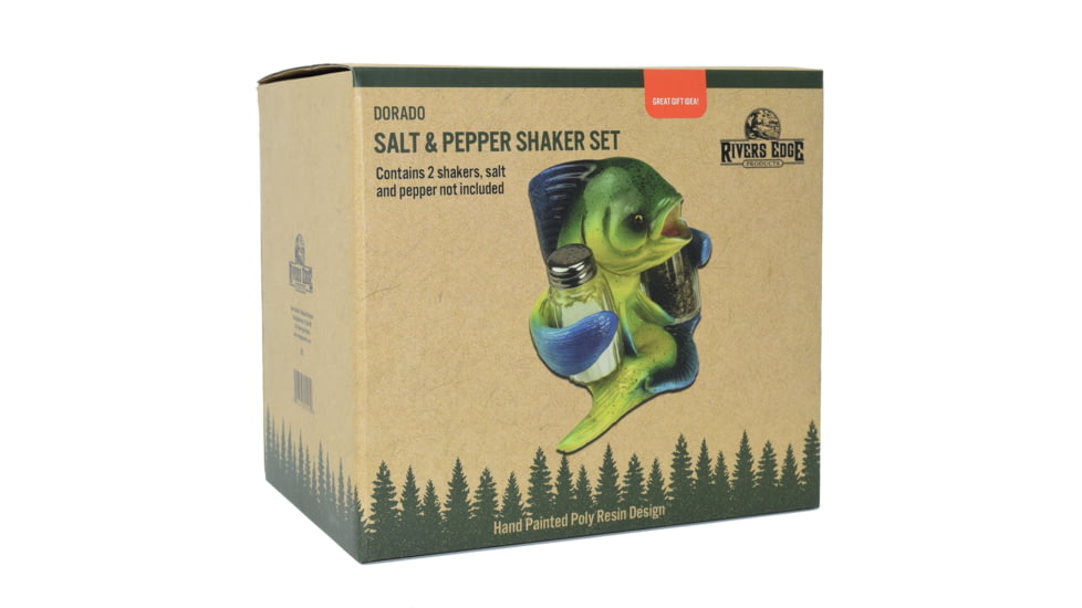 Rivers Edge Salt and Pepper Shakers, Dorado, 555