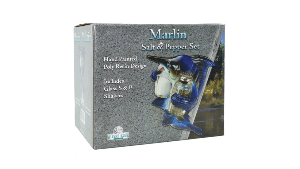 Rivers Edge Salt and Pepper Shakers, Marlin, 554