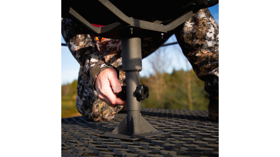 Rivers Edge Treestands 12 2-Man Quad Pod Treestand, Black, 12ft, RE401