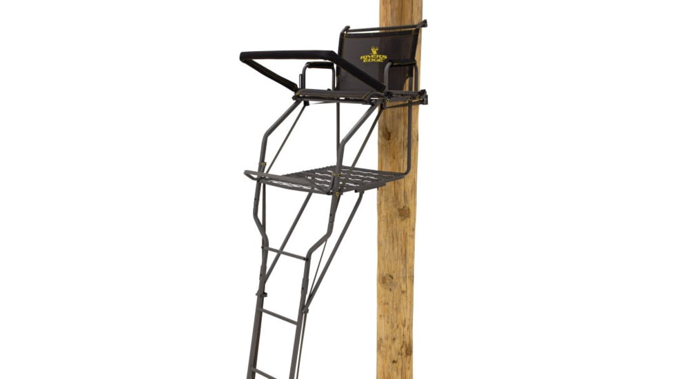 Rivers Edge Treestands Jumbo Jack - LS Treestand, Black, 19ft, RE674