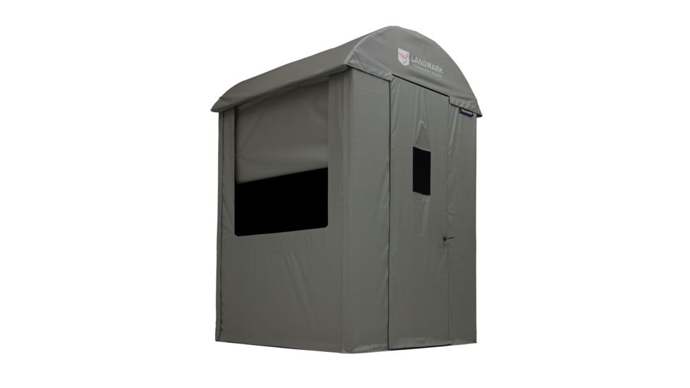 Rivers Edge Treestands Landmark 450 Permanent Blind, Grey, Large LM602